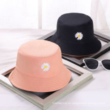 Sombrero de cubo de algodón 100% sombrero de playa de cubo unisex